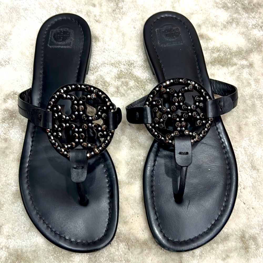 Tory Burch Embellished Miller Sandals